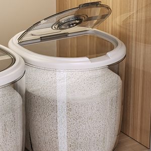 Cubo de almacenamiento de arroz sellado de grado alimenticio para granos, harina y cereales - Product Image 6