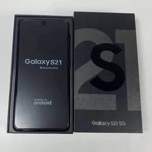 Ponsel bekas versi Global untuk Samsung Galaxy S21 Ultra 5g, ponsel pintar 5g