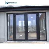 Porte extérieure en Aluminium, Double verre, pour Patio extérieur
