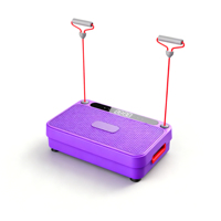 Plateforme vibrante verticale pour tout le corps, en matériau PC, portable, pour usage domestique, amincisseur corporel, Vibro Shaper pour la maison, la salle de sport et le fitness