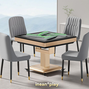 Inean tự động có thể gập lại Bàn Mạt chược im lặng điện Câu lạc bộ biệt thự sòng bạc tính năng và sử dụng điều khiển người chơi cờ vua nhựa - Product Image 6