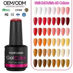 ผู้ผลิตยาทาเล็บ OEM ขายส่งเจลทาเล็บ 48 สี ขนาด 15 มล. รับผลิตแบรนด์ส่วนตัว แจกตัวอย่างฟรี สำหรับร้านทำเล็บและความงาม - Product Image 1