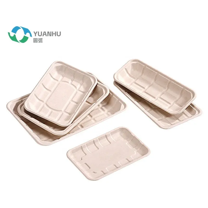 Custom biodegradable corn starch packaging tofu food tray