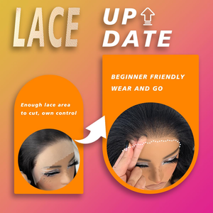 Peluca de Cabello Humano Brasileño <span class=keywords><strong>con</strong></span> Ondas <span class=keywords><strong>Azules</strong></span>, <span class=keywords><strong>con</strong></span> Reflejos, Frente de Encaje 13x4, Sin Pegamento, Pre-Arrancada <span class=keywords><strong>con</strong></span> Cabello de Bebé, Partidura Libre - Product Image 6