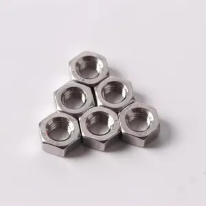 Hex Bolt And Nut Fasteners M3 M5 M6 M12 Nut Stainless Steel Hex Nuts For Water Treatment Automotive Industry