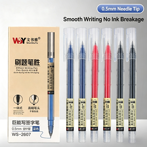 Penna Gel Liquida 0.5mm Scrittura Fluida Multicolore Non Cancellabile Prezzo Economico Alta Qualità <span class=keywords><strong>Cancelleria</strong></span> per <span class=keywords><strong>Ufficio</strong></span> e Scuola - Product Image 1