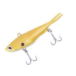 Leurre souple en PVC Liansen, plaqué plomb, pour <span class=keywords><strong>truite</strong></span>, avec queue fendue, 9,5 cm, 20 g, leurre artificiel longue portée avec hameçons, pour la pêche en rivière, vente en gros - Product Image 4