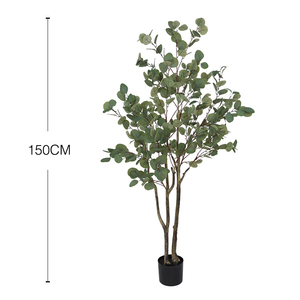Arbre <span class=keywords><strong>artificiel</strong></span> d'<span class=keywords><strong>eucalyptus</strong></span> hautement simulé <span class=keywords><strong>Plante</strong></span> décorative d'intérieur <span class=keywords><strong>Plante</strong></span> artificielle décorative en soie plastique - Product Image 6