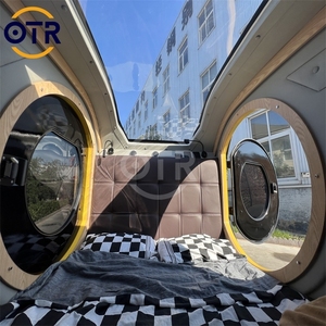 Mini <span class=keywords><strong>caravane</strong></span> de voyage légère extensible, mini <span class=keywords><strong>caravane</strong></span> de voyage tout-terrain, <span class=keywords><strong>caravane</strong></span> en forme de larme, camping-car à vendre - Product Image 4