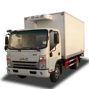 बिक्री के लिए 5 टन JAC 4x2 डीजल थर्मो किंग फ्रीजर रेफ्रिजरेटर ट्रक
