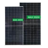 Panneau solaire haute efficacité 550W pour panneaux solaires à usage domestique et commercial pour la maison pour climatiseur à panneau solaire