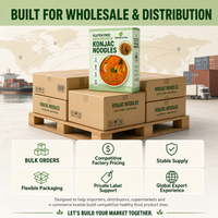 High Protein Konjac Noodles Gluten Free Food for USA Europe Market Vegan Shirataki Wholesale Supplier