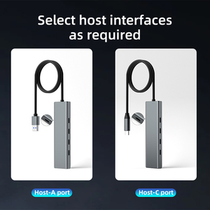 Purplelec 4 <span class=keywords><strong>c</strong></span>ổng <span class=keywords><strong>USB</strong></span> 3.2 Hub bán buôn với 10Gbps loại <span class=keywords><strong>C</strong></span> 5V sạ<span class=keywords><strong>c</strong></span> DC 5 trong 1 Docking Station cho Macbook máy tính xách tay máy tính - Product Image 4