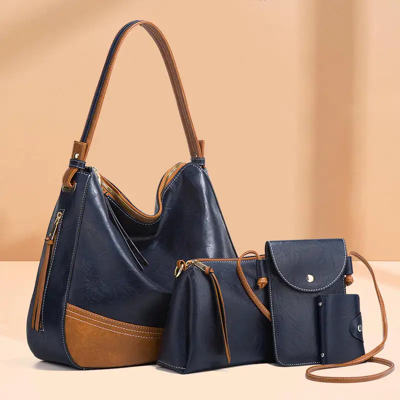 Lüks yeni tasarım bayanlar çanta kadınlar için çanta seti moda tasarımcısı deri çantalar sıcak satış