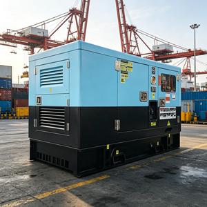 เครื่องกำเนิดไฟฟ้าดีเซลแบบระบายความร้อนด้วยน้ำ ซูเปอร์ไซเลนท์ 12KVA-1000KVA 3 เฟส 50Hz 400V ทองแดงทั้งหมด ควบคุมระยะไกล ฝรั่งเศสใต้ - Product Image 1