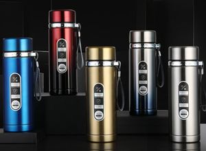 Bouteille d'eau isotherme en acier inoxydable de 64 oz et 32 oz, grande capacité, double paroi sous vide, Aquaflask, demi-gallon, pour la gym et le sport - Product Image 6