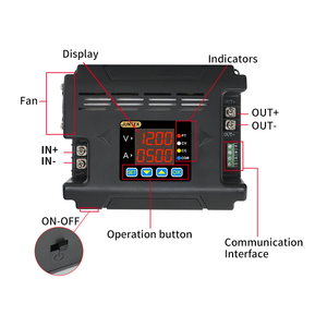 Fuente de Alimentación Programable bibo DPM8909 DPH8920-485RF 96V 20A Comunicación TTL 485 Ajuste Continuo Digital Paso 92% 20-110 - Product Image 4