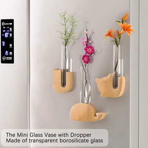 Imán Decorativo Creativo con Forma de Maceta de Flores para Refrigerador, Serie de Animales, Imanes Decorativos para <span class=keywords><strong>Pizarra</strong></span> y Paredes - Product Image 6