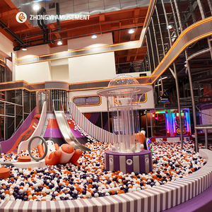 Parque Infantil Interior Grande, Equipo de Juego Suave, <span class=keywords><strong>Diseño</strong></span> Personalizado, Centro de Entretenimiento Infantil, Pista Ninja, Muro de Escalada - Product Image 6