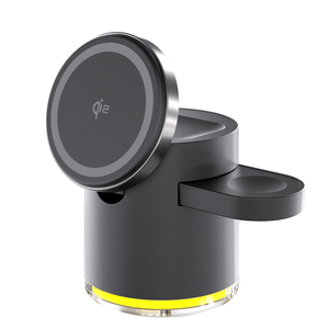 Qi2 15W Nhanh Chóng Sạc Không Dây Sạc <span class=keywords><strong>Dock</strong></span> Đối Với <span class=keywords><strong>Apple</strong></span> Thông Minh 4-Trong-1 Từ <span class=keywords><strong>USB</strong></span> Với Ánh Sáng Ban Đêm Đa Chức Năng Tích Hợp - Product Image 1