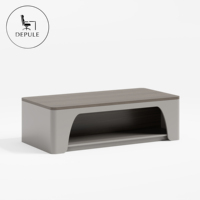Ensemble de table à thé au design moderne, bois massif, nouveau mobilier de bureau commercial, grande table longue, nouveau design
