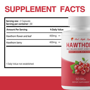 Organik Alıç Meyvesi Kapsülleri - Sindirim Sağlığı, Kolesterol ve Kalp Desteği için Doğal Besin Lifi Takviyesi - Product Image 6