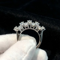 Bijoux de luxe sur mesure en argent sterling 925, bague en moissanite baguette couleur D VVS GRA pour femmes et hommes, cadeau d'anniversaire, fiançailles