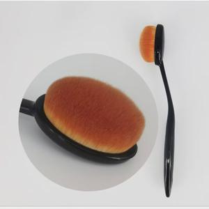 Pinceau unique pour le visage, fond de teint, crème BB, en poils synthétiques végétaliens, sans cruauté, manche en plastique en forme de brosse à dents, de qualité supérieure, en lot, avec remise - Product Image 3