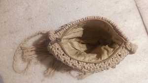 Sac à bandoulière en macramé beige, sac à main tissé, sac fourre-tout décontracté pour les voyages quotidiens - Product Image 4