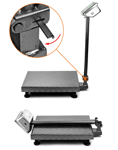 Báscula Digital LCD de 150 kg, Báscula Electrónica Industrial de Plataforma, OEM para Uso en Fábrica, Fuente de Alimentación Eléctrica - Product Image 5