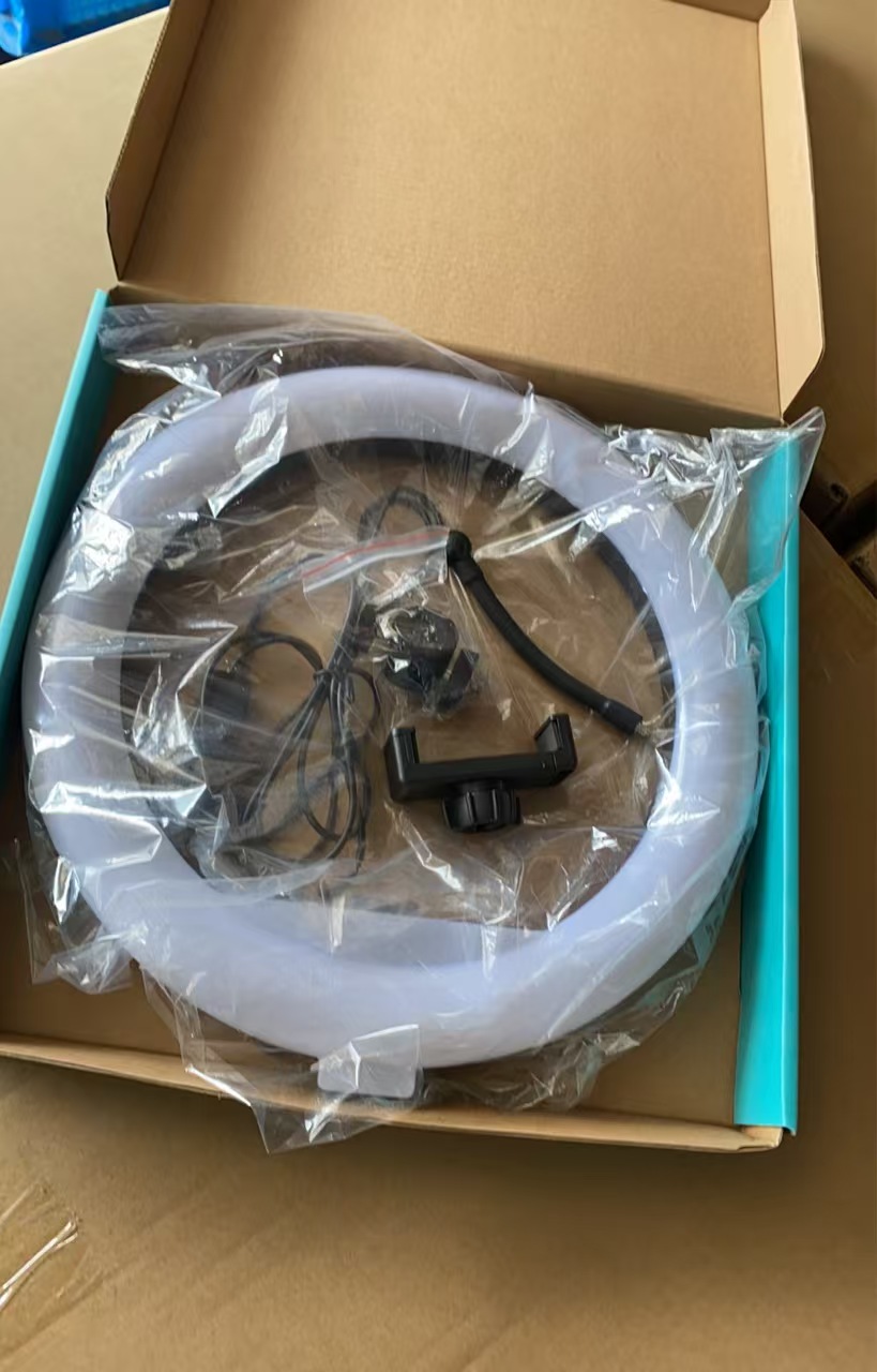 Anneau lumineux 320B avec contrôle USB + Support téléphone