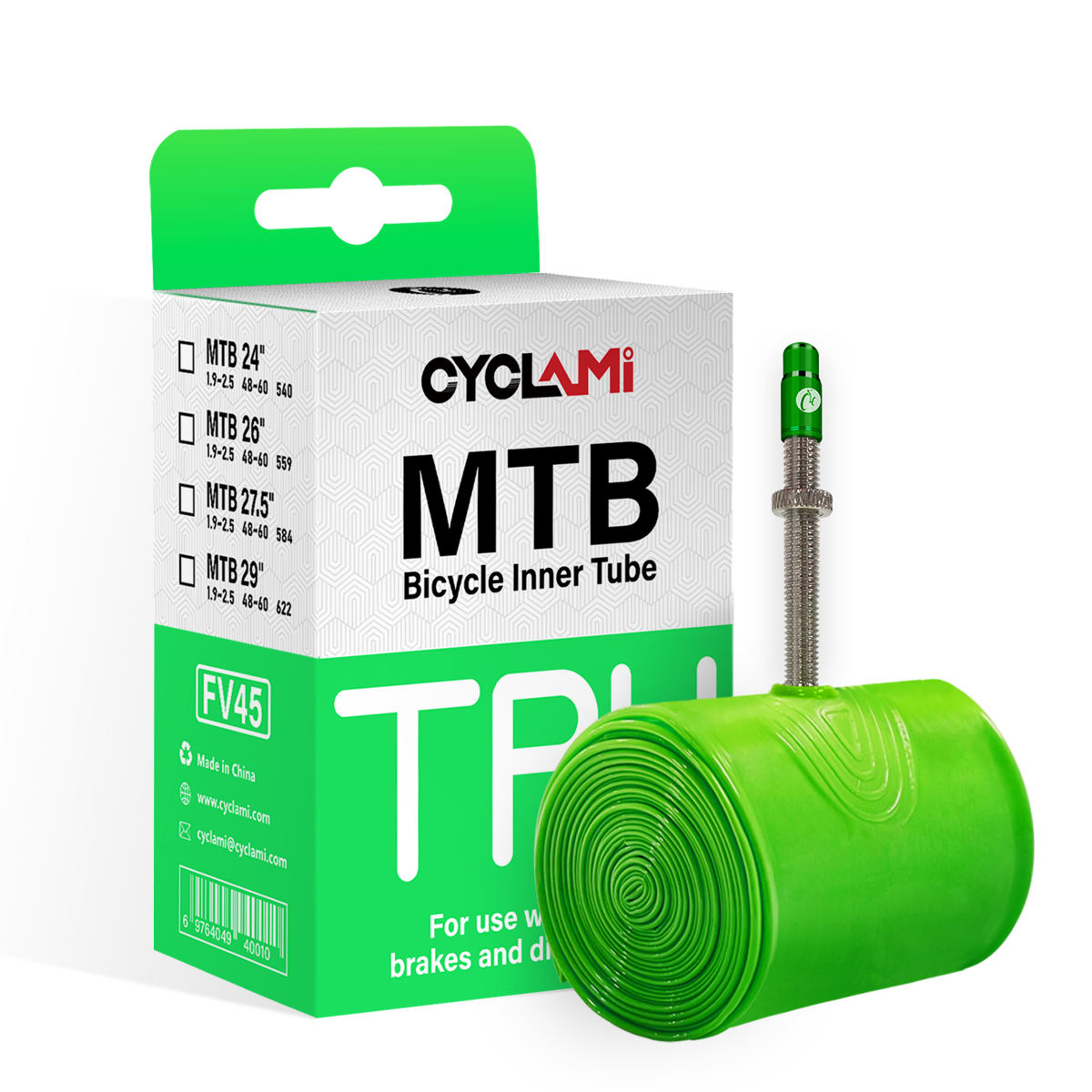 VTT vert 27,5 pouces-45 mm