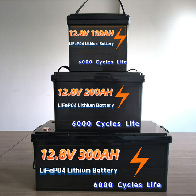 LiFePo4 12v 24v 100ah 200ah 300ah Lithium Ion Battery Pack Energy Storage
