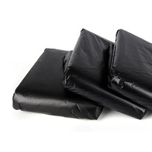 Vente en gros de sacs de réutilisation en PEHD PE-BD personnalisés 50 55 grand sac à ordures en plastique noir de 60 gallons sacs poubelle robustes - Product Image 6