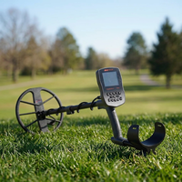 Détecteur de métaux souterrain T90, étanche IP68, en aluminium, bobine 18,75 kHz 30 cm, 4 modes de reconnaissance, détection de tous les métaux, mode PinPoint