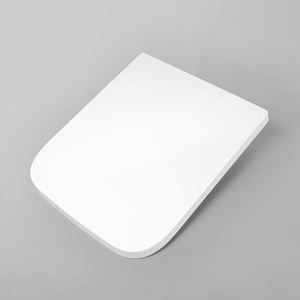 Moderna <span class=keywords><strong>Tapa</strong></span> <span class=keywords><strong>de</strong></span> Inodoro Cuadrada Europea <span class=keywords><strong>de</strong></span> Fácil Limpieza con Pernos Metálicos en Forma <span class=keywords><strong>de</strong></span> U para Mujer - Product Image 3