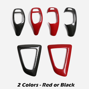 ฝาครอบแผงเกียร์คาร์บอนไฟเบอร์สำหรับ BMW ซีรีส์ 1 2 3 4 รุ่น F20 F21 F22 F23 F30 F34 F35 F32 F33 F36 สติ๊กเกอร์ตกแต่งคาร์บอนไฟเบอร์ - Product Image 6