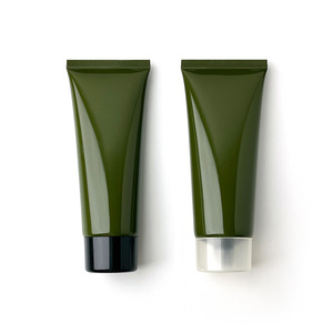100g Glossy Green Cosmetic Soft <b>Tube</b> Facial Cleanser Hand Cream Disposable Empty Bottle PE Screw Cap Skin Care Squeeze <b>Tube</b> - Product Image 1