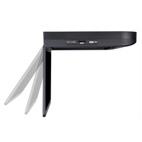 Monitor LCD Universal de 13.3 Pulgadas Full HD con USB/SD/MP5, Control Remoto y Función de TV, Reproductor Plegable para Techo
