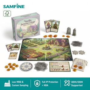 Jeu de cartes F Quest pour l'histoire interactive, conforme REACH, finitions tactiles, marque sensorielle pour la logique collective, boîte octogonale - Product Image 2