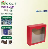 Boîte cadeau alimentaire verte recyclable, boîte d'emballage en papier biodégradable pour boulangerie, coffret cadeau de noix