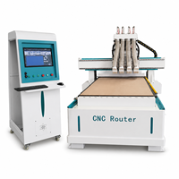 Machine de nesting CNC pour le travail du bois à quatre processeurs Shandong Chenmai, avec table robuste et précision élevée pour la production de portes d'armoires