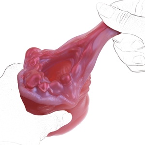 GEEBA Soft Silicone Male Masturbators Cup Fantasy <b>Vibrating</b> Penis Trainer Realistic Vagina Onahole Adult Sex Toys Erotic Product - Product Image 5