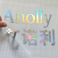 Rollo de vinilo holográfico al por mayor de 1,22*50m Anolly, rollos adhesivos para plotter de vinilo de corte láser