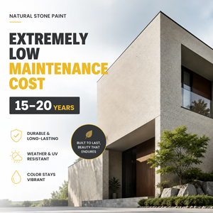 Pintura con Textura de Piedra Real Fade Block, de Larga Duración, para Paredes de Villas Exponidas al Sol en la <span class=keywords><strong>Costa</strong></span> Sur - Product Image 2