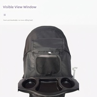 Poussette pliable à 3 roues pour chien, chariot de transport pour animaux de compagnie, Cochecito Perro, Poussette Hundebuggy