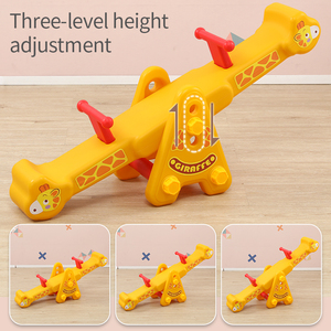 Balançoire à <span class=keywords><strong>bascule</strong></span> réglable à 3 vitesses, montage sans outils, écologique, inodore, jouet d'intérieur et d'extérieur, <span class=keywords><strong>girafe</strong></span>, directement de l'usine - Product Image 3