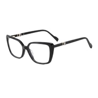 Gafas de Acetato de Alta Calidad al por Mayor de Fábrica, Novedades, Montura de Metal, Gafas Ópticas con Diseño Moderno y Elegante