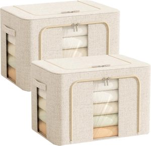 Hot Sale Cloth Fabric <b>Storage</b> <b>Box</b> Collapsible Clothes <b>Storage</b> <b>Box</b> Home <b>Folding</b> Foldable <b>Storage</b> <b>Box</b> Organizer Drawer Container - Product Image 1