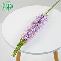 Tige florale artificielle de Delphinium (Larkspur) de 105 cm, haute et pointue, pour décoration intérieure, accent de vase, cérémonie de mariage, articles floraux en gros